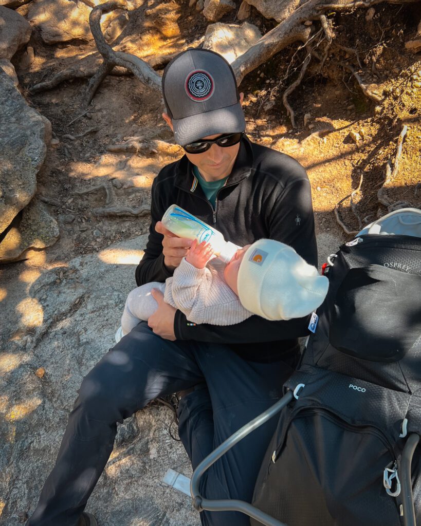 hiking with a baby
